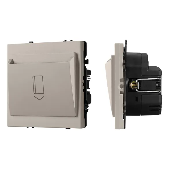 ARL NOBE Выключатель карточный магнитный софт-тач кашемир SWT-CRD-SFPL-CA (250V, 25A) (Arlight, -)