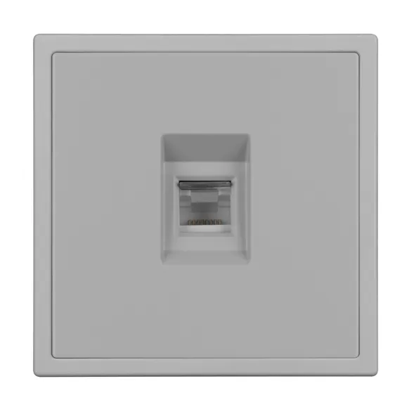 Механизм компьютерной розетки SCT-NOBE-MPC1-SFPL-IS (RJ-45, CAT6) (Arlight, Никель)