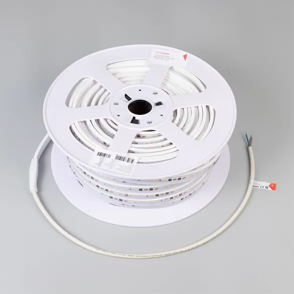 Светодиодная лента герметичная ARL-PV-A120-15mm 230V White6000 (15 W/m, IP65, 50m) (Arlight, -)