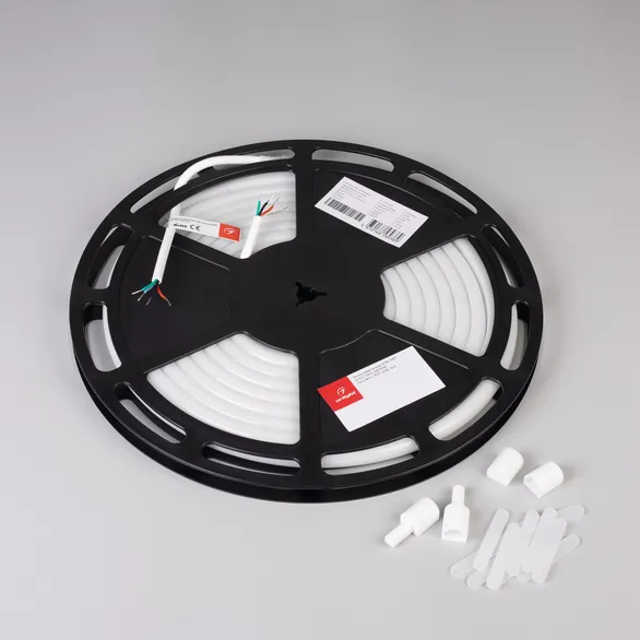 Светодиодная лента герметичная RTW-PWT-H120-13mm 24V RGB (14.4 W/m, IP67, 4040, 5m) (Arlight, Герметичный)