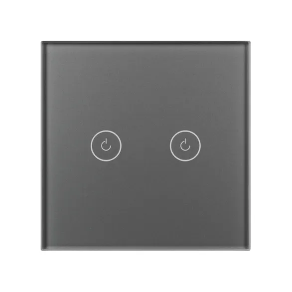 Выключатель сенсорный SWT-OMALI-S02-ZB-GR (250V, 10A, Zigbee) (Arlight, Стекло)