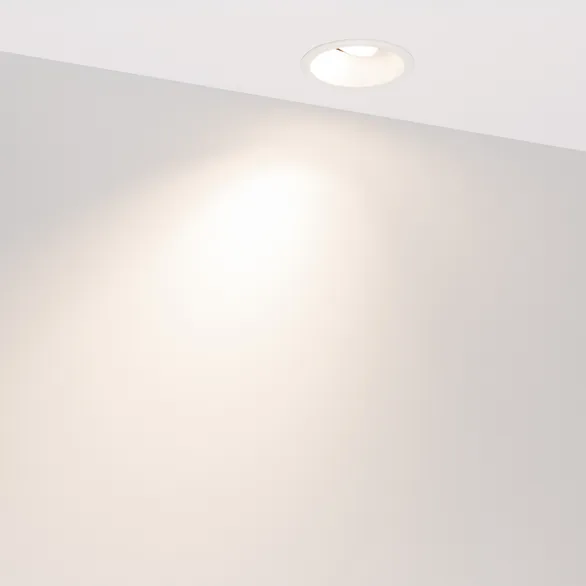 Светильник MS-FLOW-BUILT-R85-12W Day4000 (WH, 55 deg, 230V) (Arlight, IP20 Металл, 5 лет)