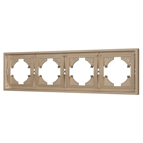 Рамка пластиковая FRM-TENDO-PL-4-GD (Arlight, -)