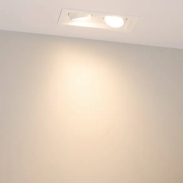 Светильник MS-VORTEX-BUILT-S170x90-2x12W Warm3000 (WH-WH, 40 deg, 230V) (Arlight, IP20 Металл, 5 лет)