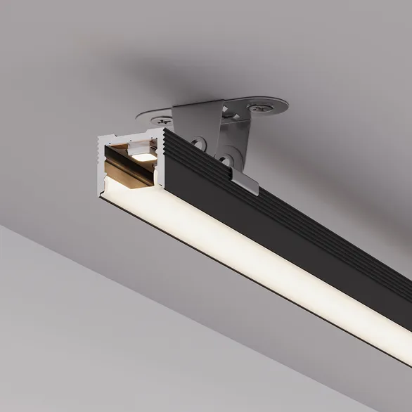 Профиль SL-SLIM-H13M-2000 BLACK (BY) (Arlight, Алюминий)