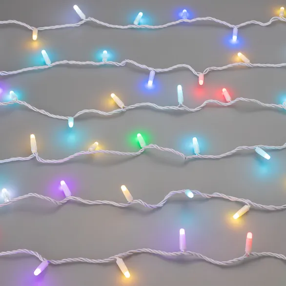 Светодиодная гирлянда ARD-STRING-CLASSIC-20000-WHITE-200LED-MILK-SYNC RGB (230V, 13W) (Ardecoled, IP65)