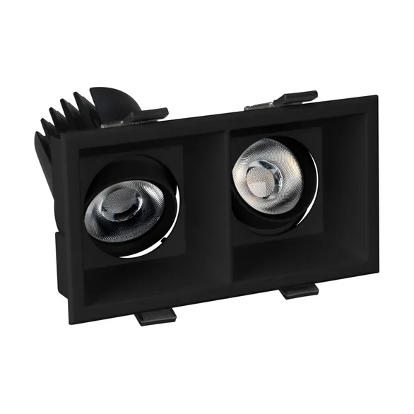 Светильник MS-FLOW-BUILT-S157x85-2x12W Day4000 (BK, 38 deg, 230V) (Arlight, IP20 Металл, 5 лет)