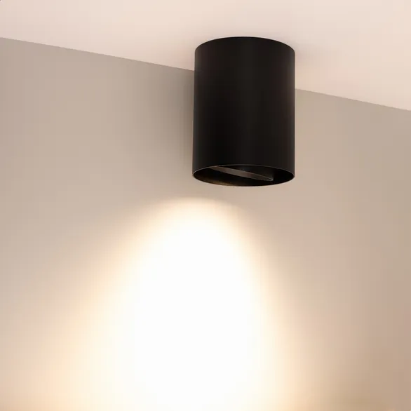 Светильник SP-FOCUS-R132-24W Warm3000 (BK, 50 deg, 230V) (Arlight, IP54 Металл, 5 лет)