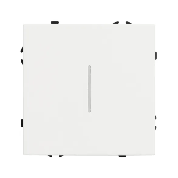 Механизм выключателя одноклавишный непроходной LED SWT-NOBE-MK01-SFPL-L-WH (230V, 10A) (Arlight, -)