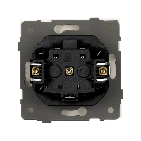 Механизм электрической розетки SCT-TENDO-MEU1-PL-GD (230V, 16A) (Arlight, -)