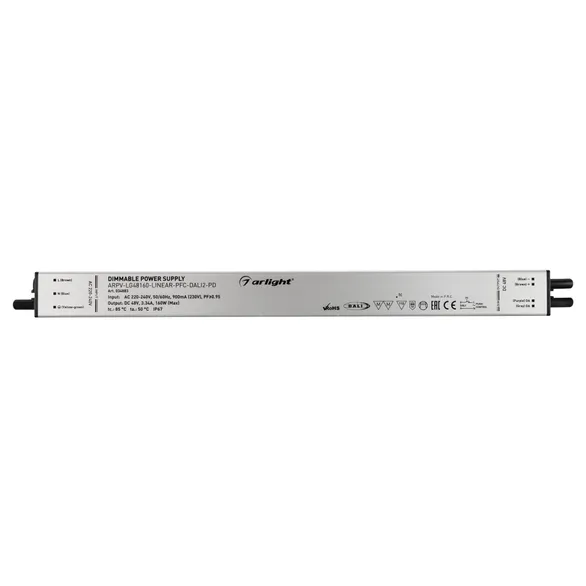 Блок питания ARPV-LG48160-LINEAR-PFC-DALI2-PD (48V, 3.34A, 160W) (Arlight, IP67 Металл, 5 лет)