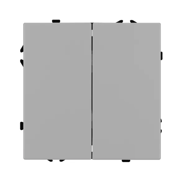 Механизм выключателя двухклавишный проходной SWT-NOBE-MKP2-SFPL-IS (230V, 10A) (Arlight, -)