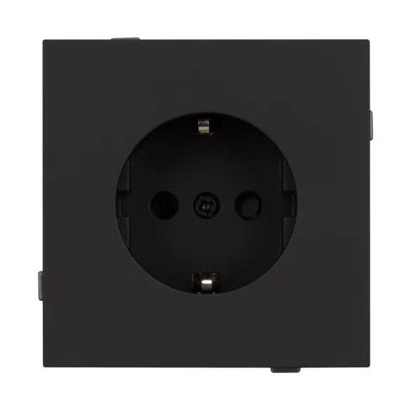 Механизм электрической розетки SCT-TENDO-MEU1-SFPL-BK (230V, 16A) (Arlight, -)