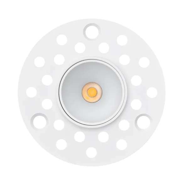 Светильник MS-INVISIO-TRIMLESS-R35-5W Warm3000 (WH-WH, 36 deg, 230V) (Arlight, IP54 Металл, 5 лет)