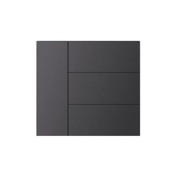 INTELLIGENT ARLIGHT Накладка панели KNX-23-4G-SUF Dark Grey (Backlightless) (IARL, IP20 Металл, 2 года)