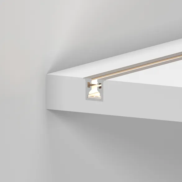 Профиль с экраном SL-MINI-3-H10-F12-2000 CHAMPAGNE GOLD (Arlight, Алюминий+пластик)