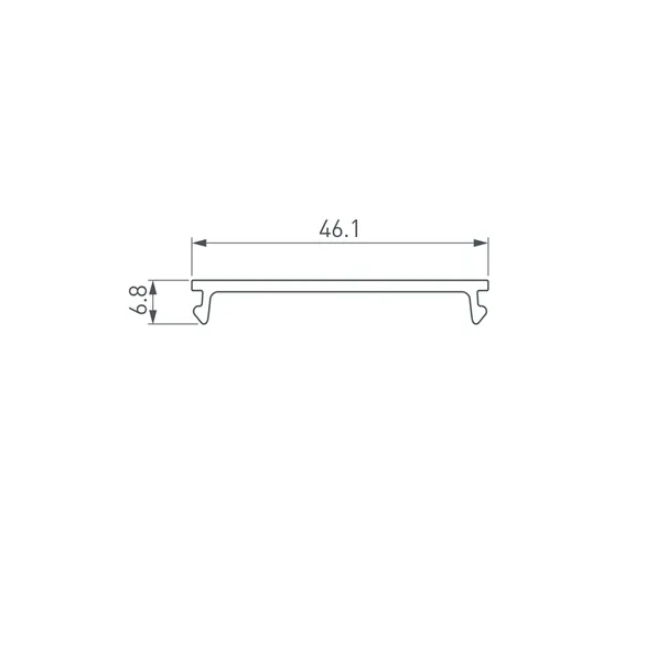 Экран SL-LINIA45-FANTOM-2000 Frost (Arlight, Пластик)