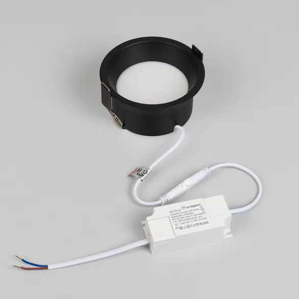 Светильник MS-BREEZE-BUILT-R104-12W Warm2700 (BK, 85 deg, 230V) (Arlight, IP20 Металл, 5 лет)