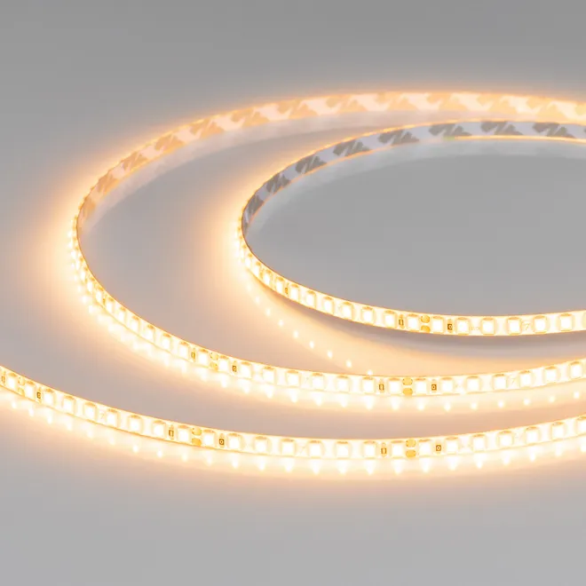 Светодиодная лента герметичная ULW-SE-A160-5mm 24V Warm2700 (15 W/m, IP65, 5m) (Arlight, CRI>90)