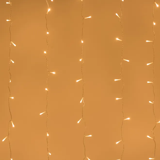 Светодиодная гирлянда ARD-CURTAIN-HOME-2000x2500-CLEAR-300LED Warm (230V, 12W) (Ardecoled, IP20)