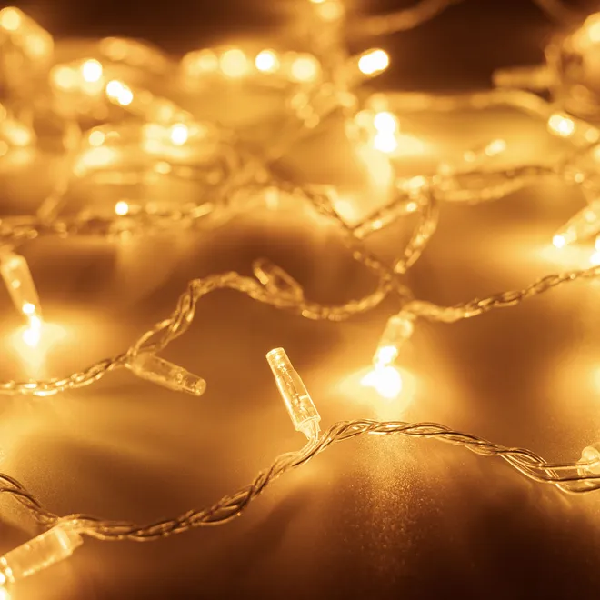 Светодиодная гирлянда ARD-STRING-CLASSIC-1000-CLEAR-100LED-PULSE Warm (230V, 7W) (Ardecoled, IP65)