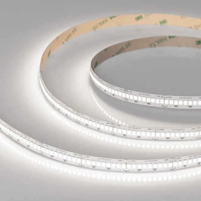 Светодиодная лента ULTRA-A288-10mm 24V Day5000 (17 W/m, IP20, 5m) (Arlight, высок.эфф.200 лм/Вт)