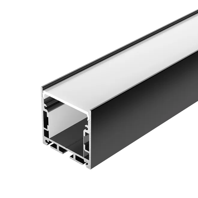 Профиль SL-LINE-3535-3000 BLACK с рефлектором (Arlight, Алюминий)