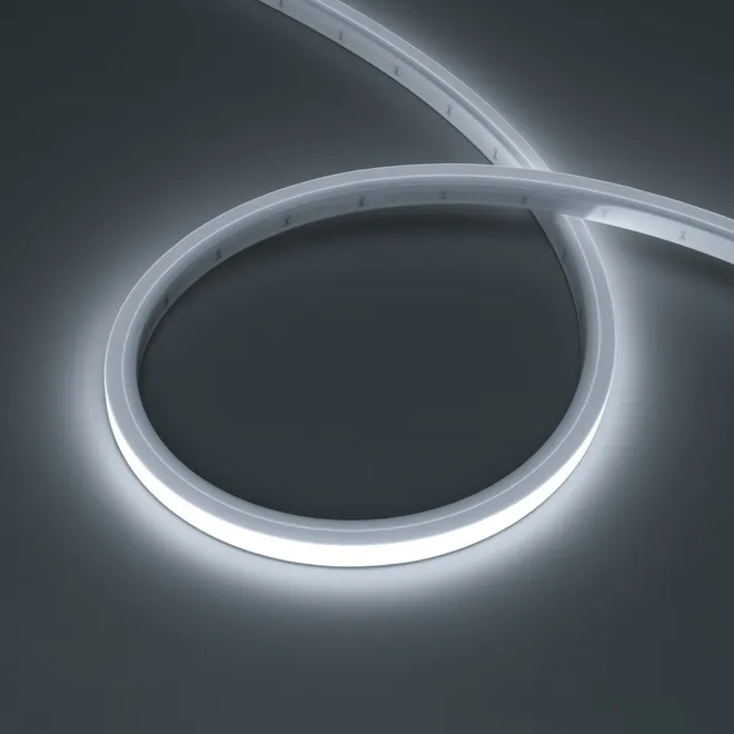 Светодиодная лента герметичная NOVA-TOP-PU-A120-16x15mm 24V White7200 (10 W/m, IP68, 1m, wire x1) (Arlight, Полиуретан)