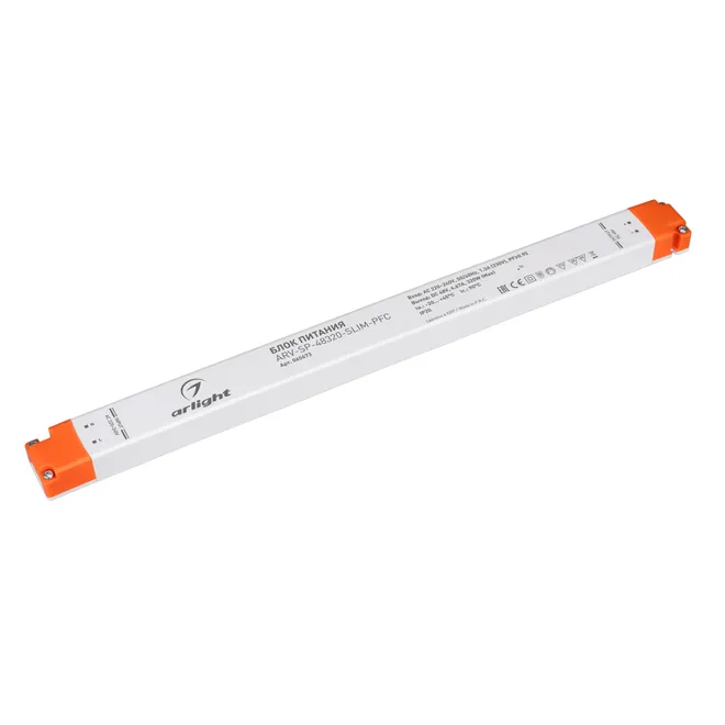 Блок питания ARV-SP-48320-SLIM-PFC (48V, 6.67A, 320W) (Arlight, IP20 Пластик, 5 лет)