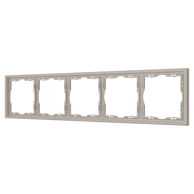 Рамка пластиковая FRM-NOBE-SFPL-5-CA (Arlight, Кашемир)