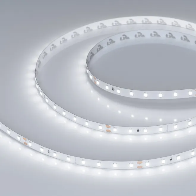 Светодиодная лента RT-A80-8mm 24V White6000 (6 W/m, IP20, 2835, 50m) (Arlight, высок.эфф.150 лм/Вт)