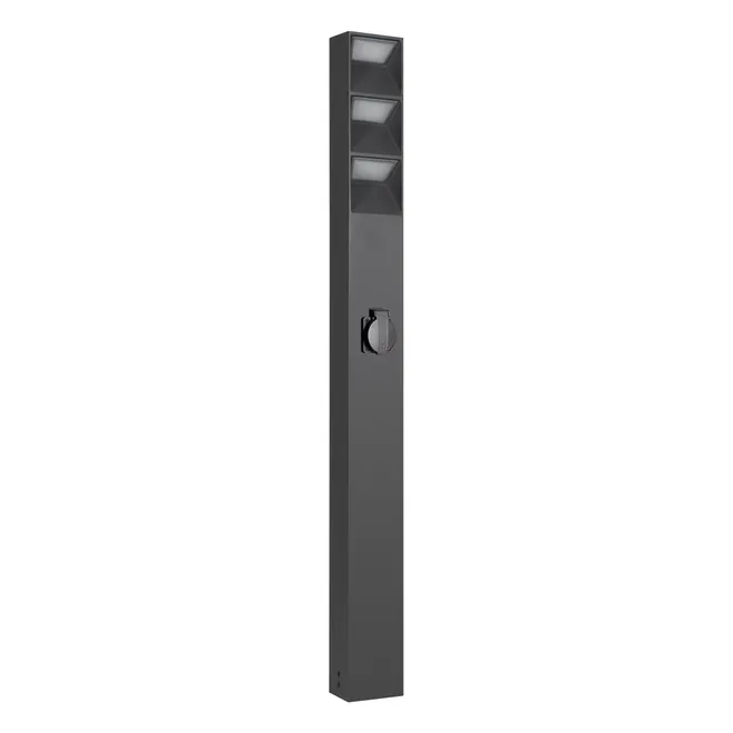 Светильник LGD-TILLIS-BOLL-SOCKET-H900-12W Warm3000 (GR, 92 deg, 230V) (Arlight, IP54 Металл, 3 года)