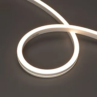 Светодиодная лента герметичная MOONLIGHT-SIDE-A140-12x17mm 24V Warm3000 (9.6 W/m, IP67, 0,5m, wire x1) (Arlight, Образец)