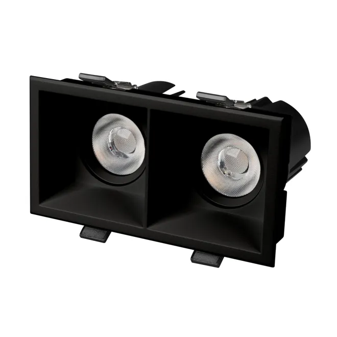 Светильник MS-FLOW-BUILT-S157x85-2x12W Day4000 (BK, 38 deg, 230V) (Arlight, IP20 Металл, 5 лет)