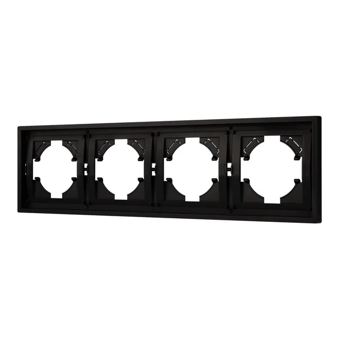 Рамка пластиковая FRM-TENDO-PL-4-BK (Arlight, -)