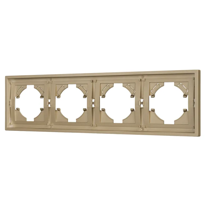 Рамка пластиковая FRM-TENDO-SFPL-4-GD (Arlight, Матовый песочный)