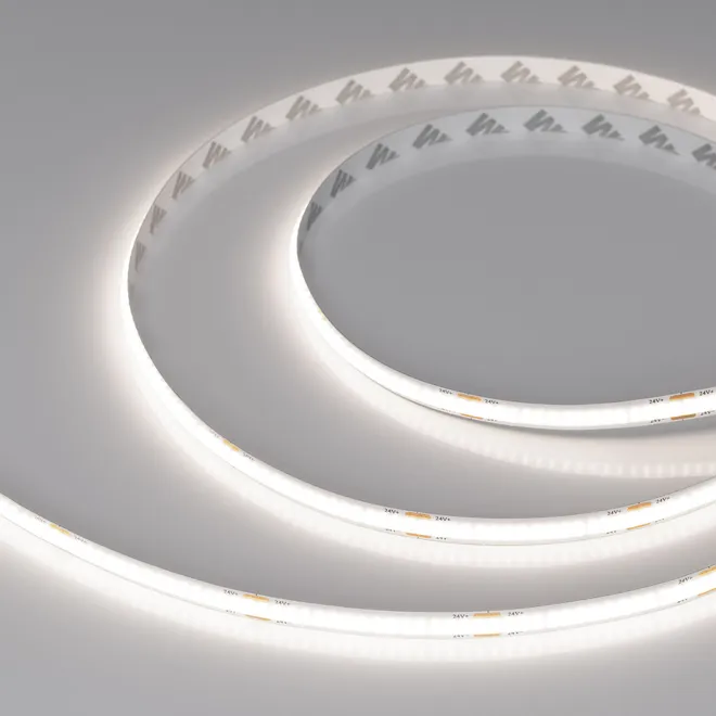 Светодиодная лента COB-X320-8mm 24V White6000 (8 W/m, IP20, 5m) (Arlight, -)