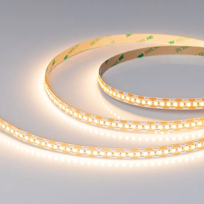 Светодиодная лента UL-A180-10mm 48V Warm2700-CX2 (19 W/m, IP20, 10m) (Arlight, 7 лет)