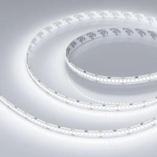 Светодиодная лента RT-A252-10mm 24V White6000 (11 W/m, IP20, 2835, 5m) (Arlight, 11 Вт/м, IP20)