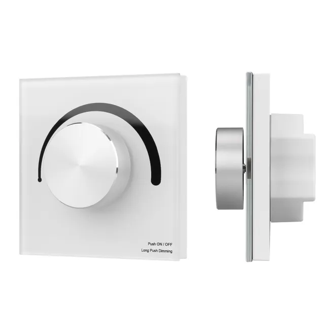 INTELLIGENT ARLIGHT Роторная панель SMART-TRIAC-601-31 Белая (230V, 1A, TUYA Wi-Fi) (IARL, IP20 Пластик, 5 лет)