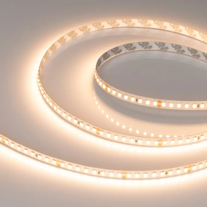 Светодиодная лента UL-A160-8mm 24V Warm2700 (12 W/m, IP20, 2835, 5m) (Arlight, 7 лет)