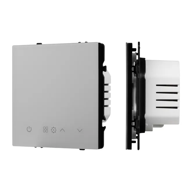 Терморегулятор SWT-NOBE-MTE-SFPL-IS (электрический тёплый пол) (Arlight, Никель)