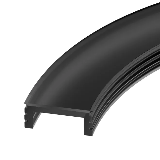 Экран LINE-3535-BENT-SIDE-2M OPAL BLACK (Arlight, Силикон)