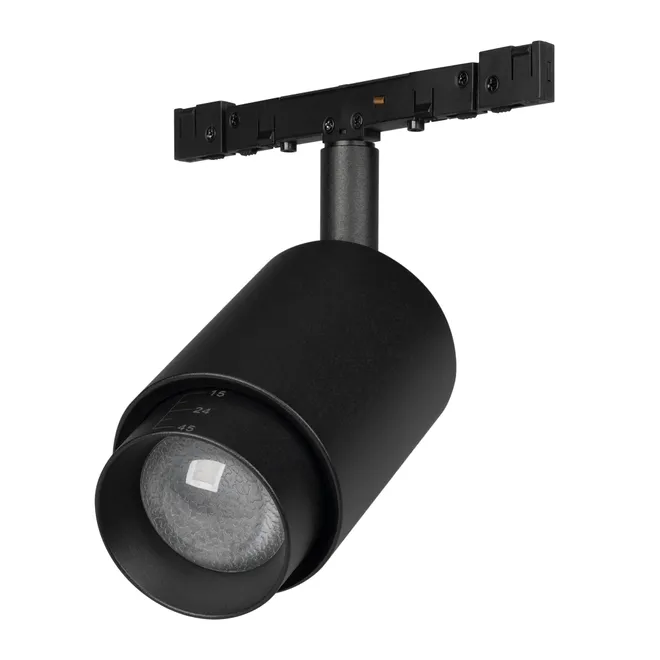 Светильник MAG-MICROCOSM-SPOT-ZOOM-R47-9W Warm3000 (BK, 15-55 deg, 24V) (Arlight, IP20 Металл, 5 лет)