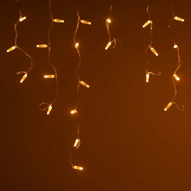 Светодиодная гирлянда ARD-EDGE-CLASSIC-2400x600-CLEAR-88LED-STD Yellow (230V, 6W) (Ardecoled, IP65)