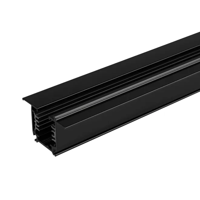 Трек встраиваемый LGD-4TR-TRACK-F-2000-BK-M (C) (Arlight, IP20 Металл, 3 года)