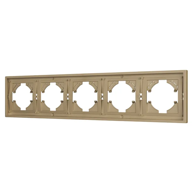 Рамка пластиковая FRM-TENDO-SFPL-5-GD (Arlight, -)