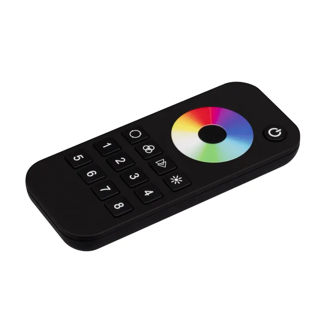 INTELLIGENT ARLIGHT Пульт SMART-SPI-801-52-8SC-RGBW-SUF Black (3V, 2.4G) (IARL, IP20 Пластик, 5 лет)