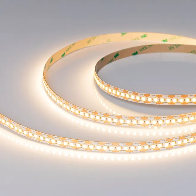 Светодиодная лента UL-A180-10mm 48V Warm3000-CX2 (19 W/m, IP20, 10m) (Arlight, 7 лет)