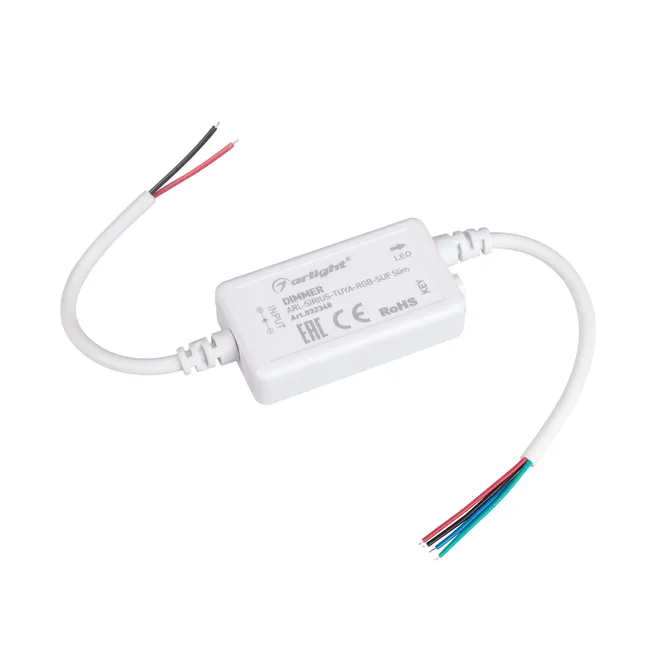 Диммер ARL-SIRIUS-TUYA-RGB-SUF Slim (12-24V, 3x2A, 2.4G) (Arlight, Контроллер)